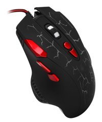 Goshyda RGB Ergonomik Makrolu Kablolu Desenli Siyah Optik Gaming Mouse
