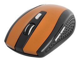 Yctze Sessiz Makrolu Kablosuz Turuncu Optik Mouse