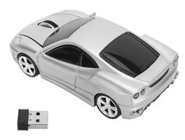 Ciciglow Araba Görünümlü Kablosuz Gri Optik Mouse