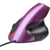 Jingyi Ergonomik Dikey Makrolu Kablolu Mor Optik Mouse