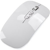 Decisive Sessiz Kablosuz Beyaz Optik Mouse