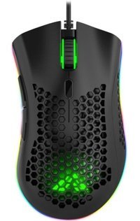 Canpay RGB Makrolu Kablolu Siyah Optik Gaming Mouse