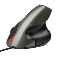 Fiauli Ergonomik Şekilli Ergonomik Dikey Makrolu Kablolu Gri Optik Gaming Mouse