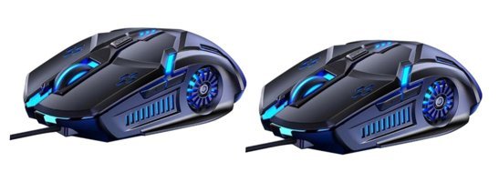 Hemobllo G5 RGB Ergonomik Kablolu Beyaz Optik Gaming Mouse