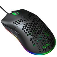 Qaohe J900 RGB Ergonomik Makrolu Kablolu Siyah Optik Gaming Mouse