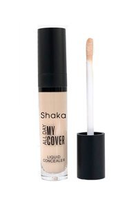 Shaka 101 All Day My Cover Göz Altı ve Yüz Likit Fırça Kapatıcı