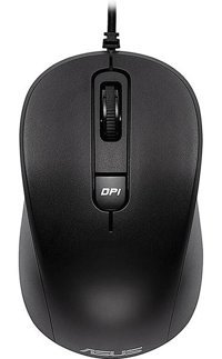 Asus MU101C Sessiz Kablolu Siyah Optik Mouse