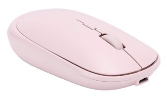 Ashata Sessiz Ergonomik Kablosuz Pembe Optik Mouse