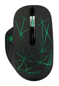 Inca IWM-551 RGB Makrolu Kablosuz Siyah Optik Mouse