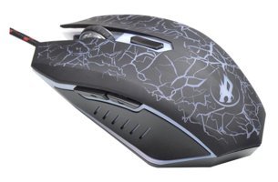 Hemoton RGB Makrolu Kablolu Gri Optik Gaming Mouse