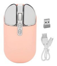Zunate Tablet Uyumlu Sessiz Makrolu Kablosuz Rose Optik Mouse
