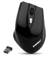 Everest SM-350B Kablosuz Siyah Optik Mouse