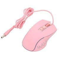 Generic RGB Ergonomik Makrolu Kablolu Pembe Optik Gaming Mouse