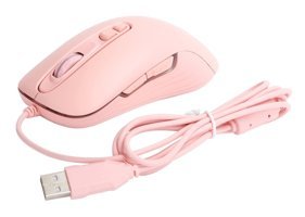 Annadue Makrolu Kablolu Pembe Optik Gaming Mouse