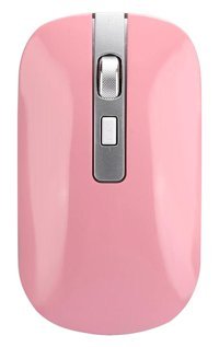 Ciciglow Ergonomik Kablosuz Pembe Optik Mouse