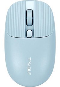 T-Wolf Q19 Ergonomik Kablosuz Mavi Optik Mouse