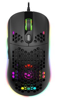 Ciciglow X600 RGB Makrolu Kablolu Siyah Optik Gaming Mouse