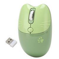 Shanrya Sessiz Kablosuz Yeşil Optik Mouse