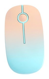 Partykindom RGB Sessiz Kablosuz Mavi Optik Mouse