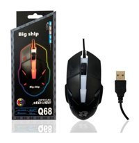 Platoon PL-1620 RGB Kablolu Siyah Optik Mouse