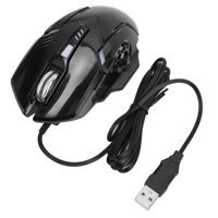 Shanrya RGB Makrolu Kablolu Siyah Optik Gaming Mouse