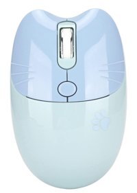 Ashata Sessiz Kablosuz Mavi Optik Mouse