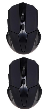 Gatuida RGB Makrolu Kablosuz Siyah Optik Gaming 2 Adet Mouse