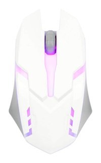Fiauli WS214 RGB Ergonomik Makrolu Kablolu Beyaz Optik Gaming Mouse