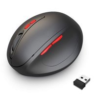 Lazmin112 Ergonomik Dikey Makrolu Kablosuz Sarı Optik Gaming Mouse