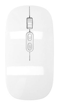 Zunate Sessiz Ergonomik Makrolu Kablosuz Beyaz Optik Mouse