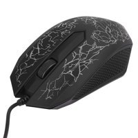 Lazmin112 RGB Makrolu Kablolu Desenli Siyah Optik Gaming Mouse