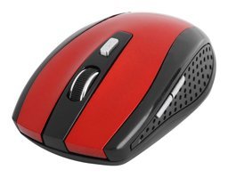 Lazmin112 Sessiz Makrolu Kablosuz Kırmızı Optik Mouse