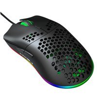Gadpiparty Programlanabilir RGB Makrolu Kablolu Siyah Optik Gaming Mouse