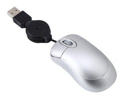 Fiauli Kablolu Gümüş Optik Mouse