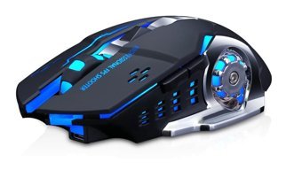 Tfixol RGB Makrolu Kablolu Siyah-Mavi Optik Gaming Mouse