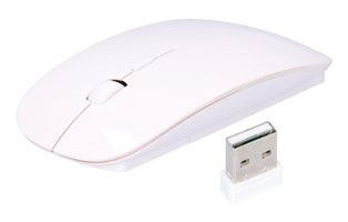 Lazmin112 Kablosuz Beyaz Optik Mouse