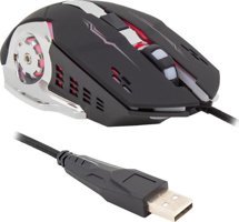 Powermaster Hl-4728 RGB Makrolu Kablolu Siyah Optik Gaming Mouse
