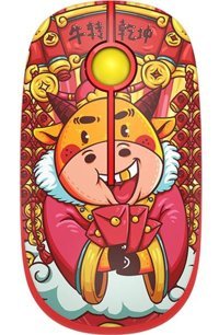 Jingyi Domuz Görünümlü Kablosuz Kırmızı Optik Mouse