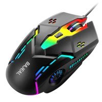 Mistaha D2 RGB Ergonomik Makrolu Kablolu Siyah Optik Gaming Mouse