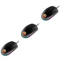 Hemoton RGB Kablosuz Siyah Optik Gaming 3 Adet Mouse