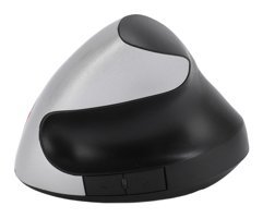 Annadue Ergonomik Dikey Makrolu Kablosuz Gümüş Optik Mouse