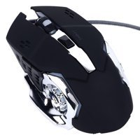 Sxhlseller RGB Sessiz Ergonomik Makrolu Kablolu Siyah Optik Gaming Mouse