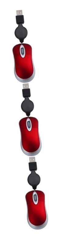 Hemobllo Sessiz Kablosuz KIrmızı Optik Mouse