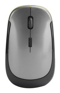 Goshyda Sessiz Ergonomik Kablosuz Gri-Siyah Optik Mouse