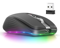 Elprico RGB Makrolu Kablosuz Siyah Optik Gaming Mouse