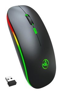 Generic SN7032 7 RGB Kablosuz Siyah Optik Mouse