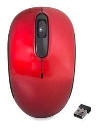 Everest Ergonomik Kablosuz Kırmızı Optik Mouse