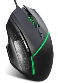 Baok RGB Makrolu Kablolu Siyah Optik Gaming Mouse