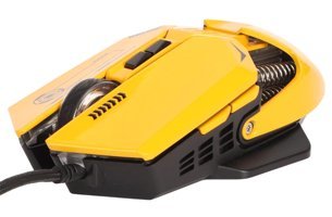 Bewinner Programlanabilir RGB Ergonomik Kablolu Sarı Optik Gaming Mouse