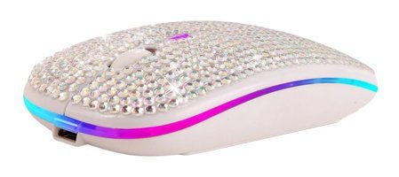 Jojofuny RGB Kablosuz Beyaz Optik Mouse